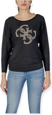 Guess T-shirt Viscosa - Dames - Sweatshirts - Zwart - S - Hoodies & sweatvesten