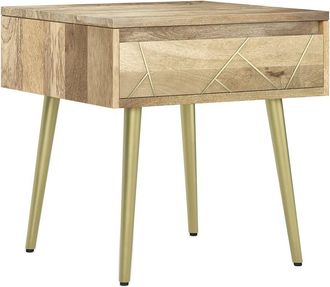 Simpli Home Jager Mid Century - Contemporary 22In Metal Side Table