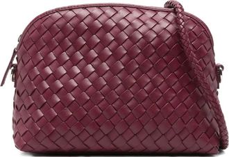 Dragon Diffusion Chunky Fellini interwoven clutch bag - Red