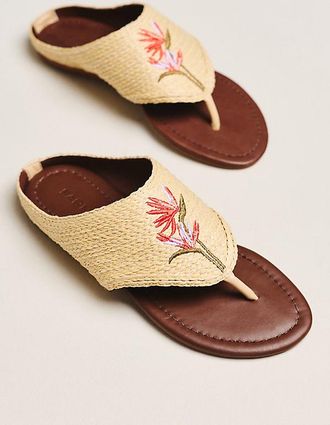 Farm Rio Raffia Icon Thongs