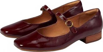 S&ouml;fft Womens Elsey Mary Jane Shoes In Damasco Red