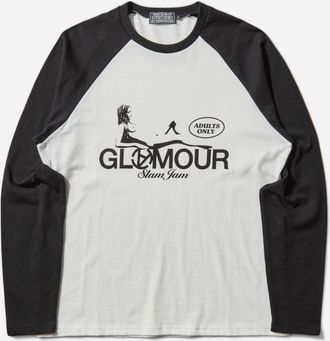 Hysteric Glamour Slam Jam Hysteric Angels Raglan Longsleeve T-Shirt White / Black