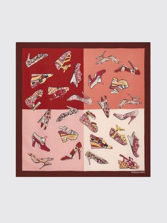 Ferragamo Foulard Genio Ferragamo in seta stampata