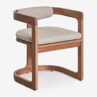 Sklum Silla De Jard&iacute;n En Madera De Eucalipto Selira Sklum
