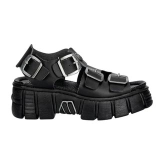 New Rock M-Bios137-V2 Sandali - - Shoes - Donna - Nero - 38 EU