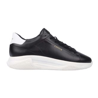 Lavair Heren Linear nappaleer sportschoenen (Zwart)