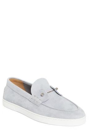 Christian Louboutin Chambeliboat Loafer in Grey at Nordstrom, Size 10.5Us