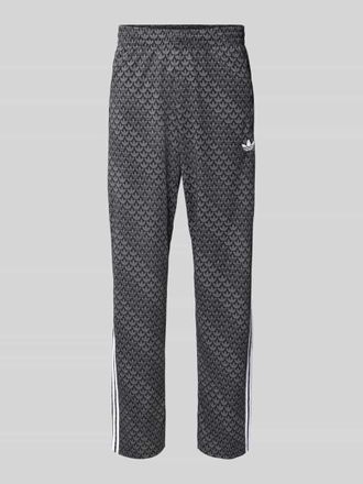 adidas Originals Trainingshose mit Logo-Muster in Black, Gr&ouml;&szlig;e XXL