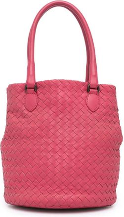 Bottega Veneta 2010 Nappa Intrecciato bucket bag - Pink