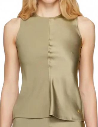 Ami Sleeveless Tank Top In Ash