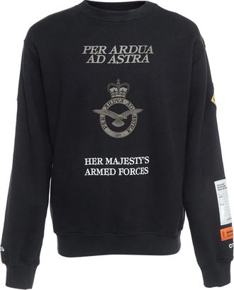 Heron Preston Felpa con applicazione Pre-owned - Nero