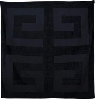 Givenchy Home, unisex, Zwart, ONE Size, Katoen, 4G Badhanddoek