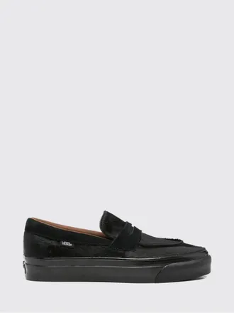 Vans LX Loafer 53 Pony Hair Slip-On Sneakers with Strap and Round Toe