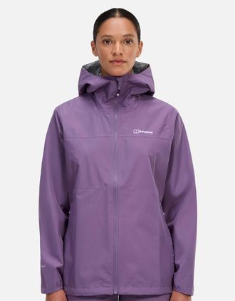 Berghaus Womens Berghaus Womens Deluge Pro 3.0 Waterproof Walking Jacket - Multi/Black - Size: 10