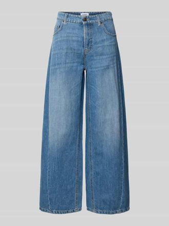 Cambio Cambio Barrel Jeans aus Baumwoll-Leinen-Mix Modell ORIA in Jeansblau, Gr&ouml;&szlig;e 32