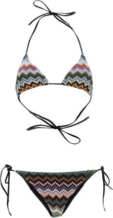 Missoni Bikinis, female, Multicolor, S, Chevron Triangle Bikini