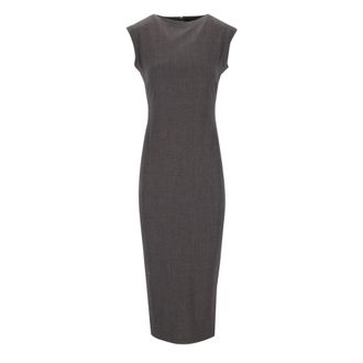 Jacquemus Alba Midi Dress - Dresses - Mujer - Gris - S