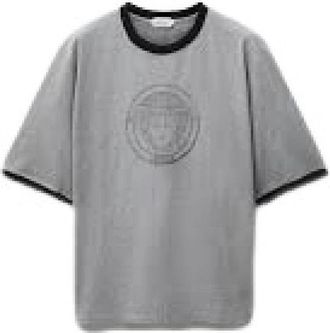 Versace Donna, Top, Grigio, M, new