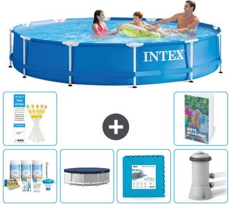 Intex Piscina Con Estructura Redonda - 366x76 Cm - 7-piezas S66