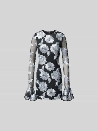 Rotate Minikleid mit Zierbesatz in Black, Gr&ouml;&szlig;e 38