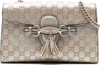 Gucci Borsa a spalla Guccissima Emily media 2016-2025 - Oro