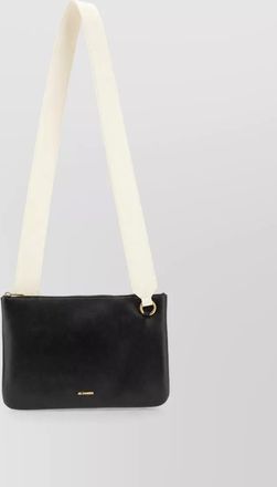 Jil Sander na shearling shoulder bag