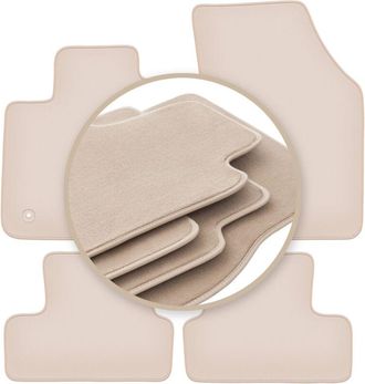 OEM Alfombrillas Premium Beige Para: Renault Megane Iv Grand-coupe, Liftback, Familiar, Grandtour, Coupe, Gt 2015