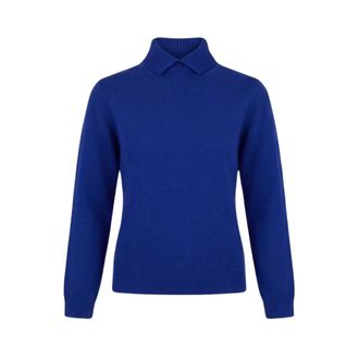 Jil Sander Jumper - female - Jil Sander - Turtlenecks - Blue - L - Knitwear