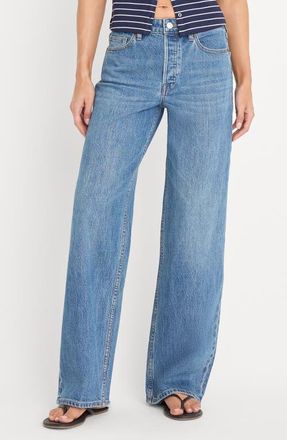 Good American Wide Leg Jeans in Indigo1237 at Nordstrom, Size 00