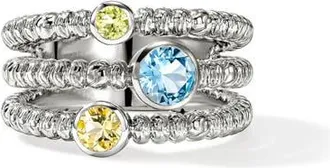 John Hardy Heishi Swiss Blue Topaz Ring at Nordstrom, Size 7