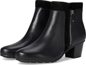 Cobb Hill Wynter Womens Boots Black Leather : 6.5 B - Medium, Leather/Textile