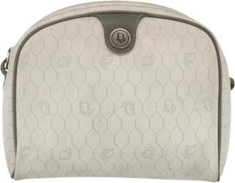 Dior Pre-owned Vintage honingraat schoudertas - Dames - Vintage Schoudertas - Wit - ONE Size - Vintage