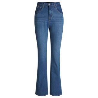 HUGO BOSS Womens/Ladies Lyris Denim 5 Pockets Slim Jeans (Light Blue) - Size 30W/32L