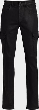 Monfrere Men & apos;s Preston Coated Denim Cargo Pants