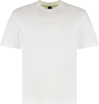 HUGO BOSS Tee 10 T-Shirt - Heren - T-shirts - Wit - 2XS - Katoen - Tops