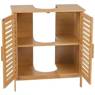 Andrea House Armario Bajo Para Lavabo De Bamb&uacute; 60 X 30 X 62 Cm