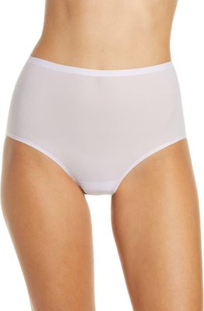Chantelle Soft Stretch High Waist Briefs in Mauve at Nordstrom