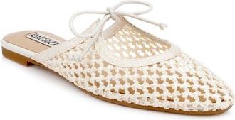 Badgley Mischka Xailee Woven Mule in Cream at Nordstrom, Size 9.5