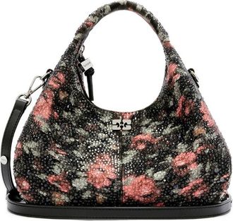 Ganni Mini Bag With Beaded Flower