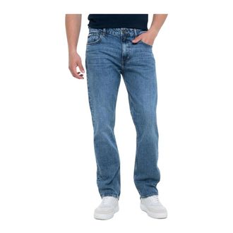 Guess Rechte jeans - Heren - Jeans - Blauw - Maat: W29 Katoen