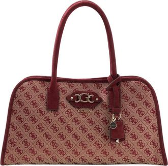 Guess Samantha Satchel - - Bags - Donna - Rosso - ONE SIZE