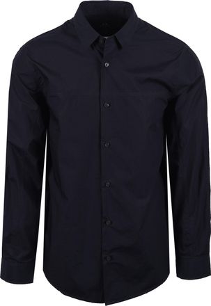 A|X Armani Exchange Mens Long Sleeved Shirt Deep Navy - Blue - Size X-Large