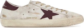 Golden Goose Deluxe Brand Chalk Leather Super Star Sneakers
