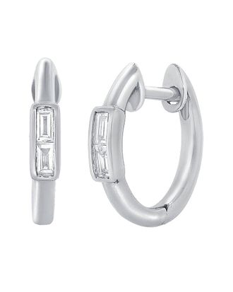 Sabrina Designs 14K 0.11 Ct. Tw. Diamond Huggie Earrings