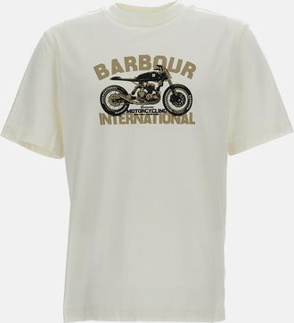 Barbour Maglietta Shifter Con Stampa