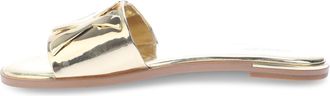 DKNY Womens Waltz Flat Sandals in Gold - Size UK 4.5