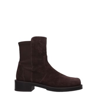 Stuart Weitzman Frauen s Knöchelstiefel 5050 Wildleder Brown/Walnuss