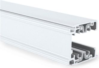 Vision-EL Triphase Doble Sense Rail Para Led Spots Ac220-240v Blanco 2m