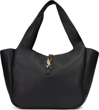 Saint Laurent Womens Tote Bag The 5 &Agrave; 7 Bea Black Calfskin