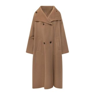 Malo Cappotto Svasato - Coats - Mujer - Beige - S